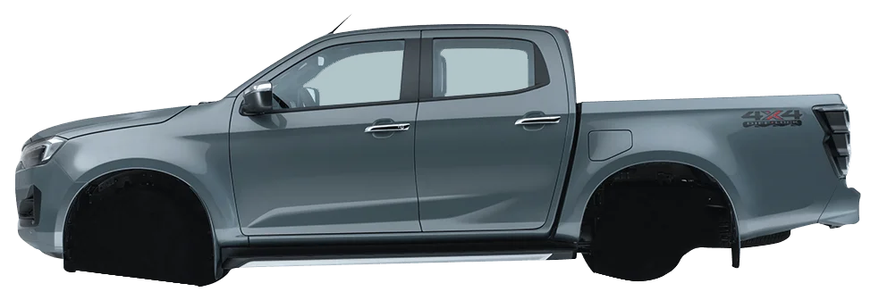 Carrocería de la camioneta Isuzu D-MAX